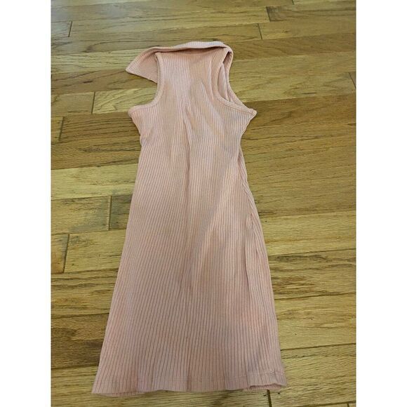 NWOT Wild Fable Women's Pink Ribbed Sleeveless Collared bodycon Dress size XS - Picture 8 of 8